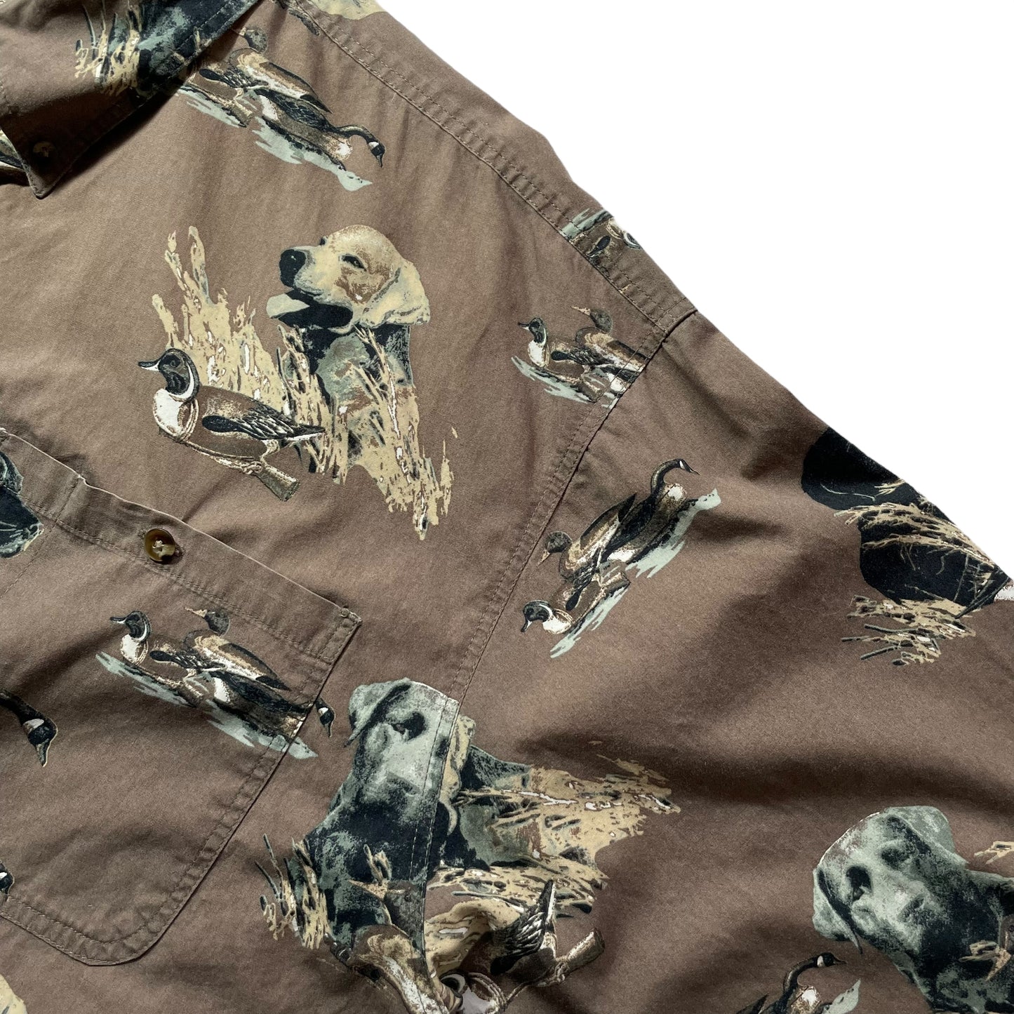 【USED】Woolrich All Over Print BD Shirt