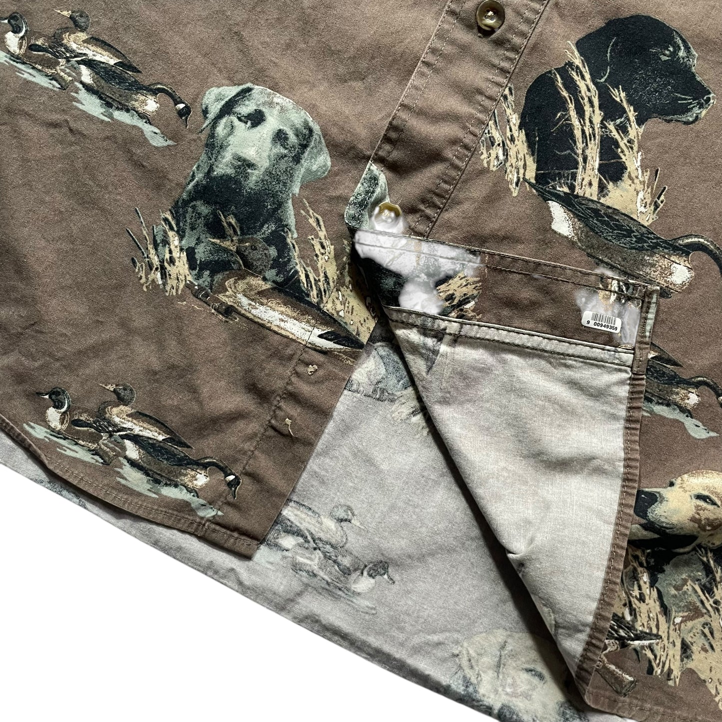 【USED】Woolrich All Over Print BD Shirt