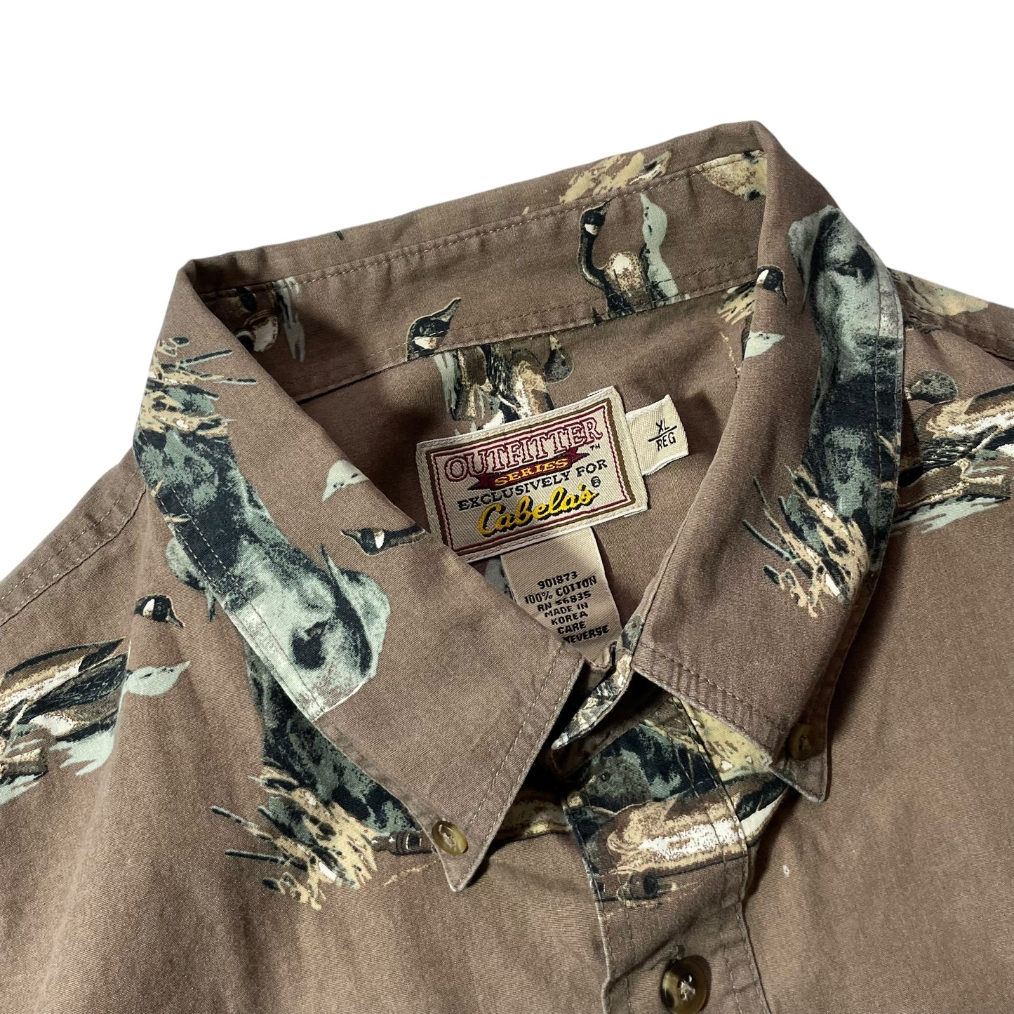 【USED】Woolrich All Over Print BD Shirt