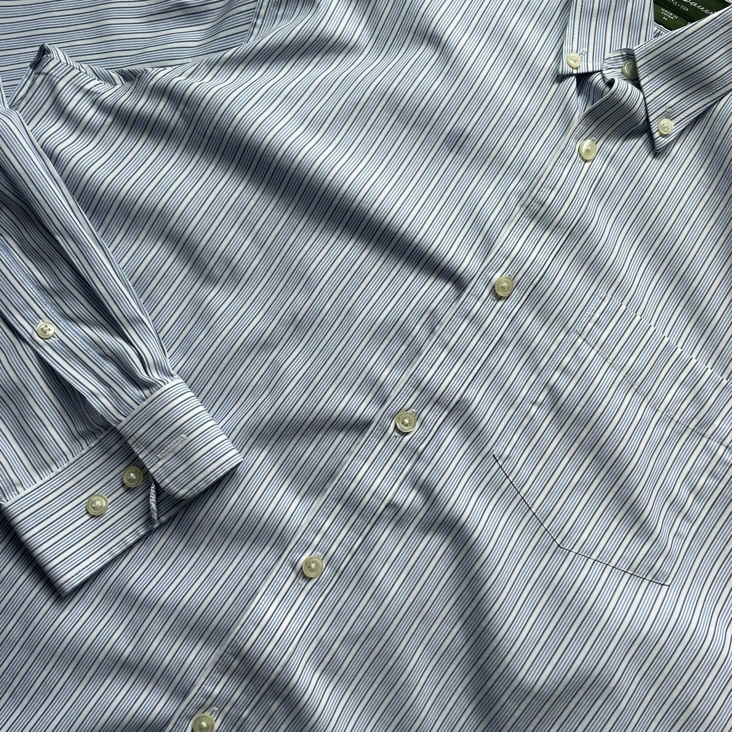 【USED】Eddie Bauer Stripe BD Shirt