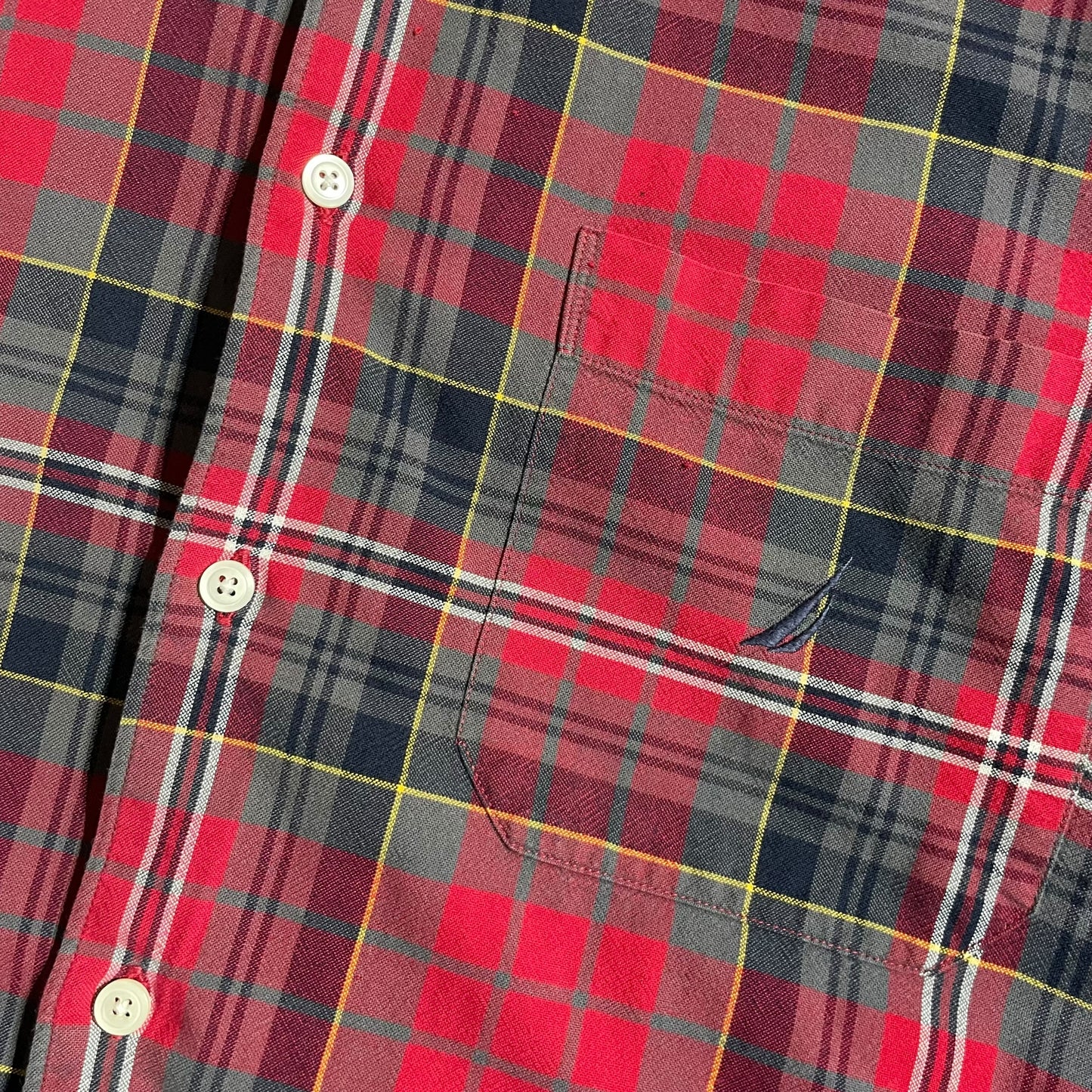 【USED】Nautica Check BD Shirt