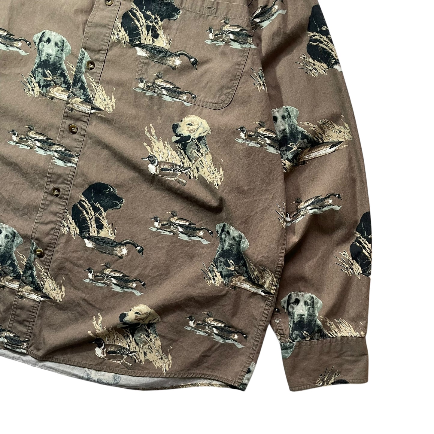 【USED】Woolrich All Over Print BD Shirt
