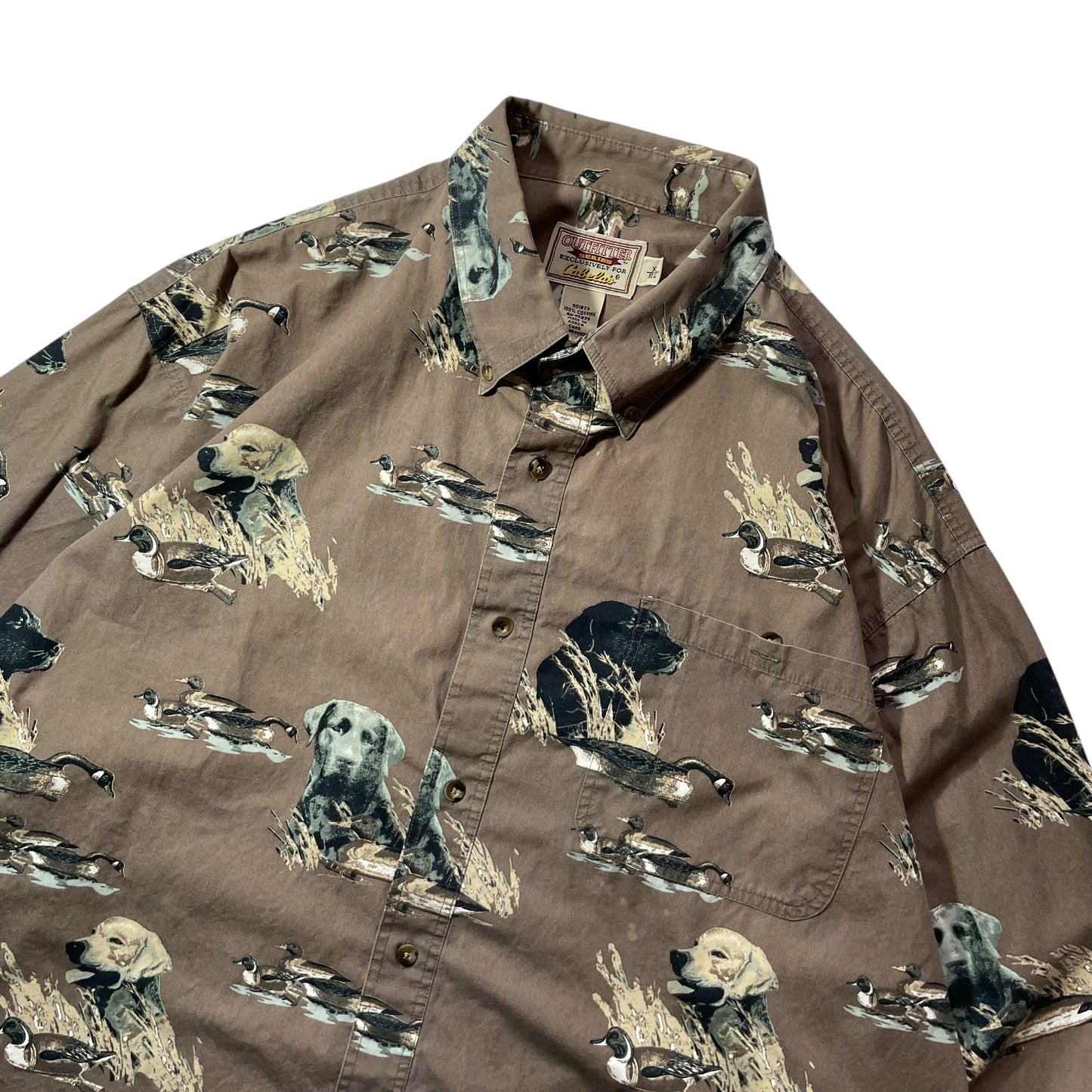 【USED】Woolrich All Over Print BD Shirt