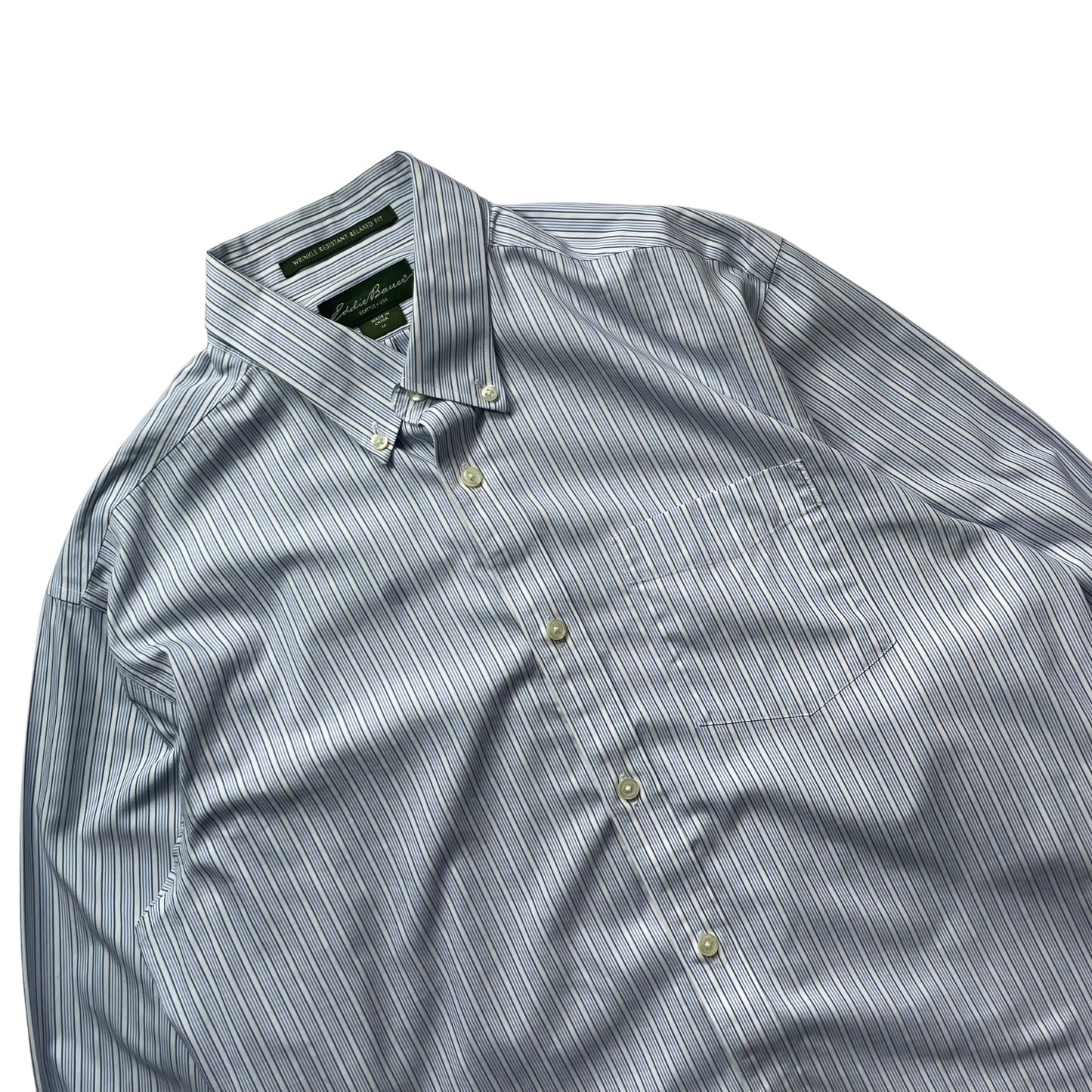 【USED】Eddie Bauer Stripe BD Shirt