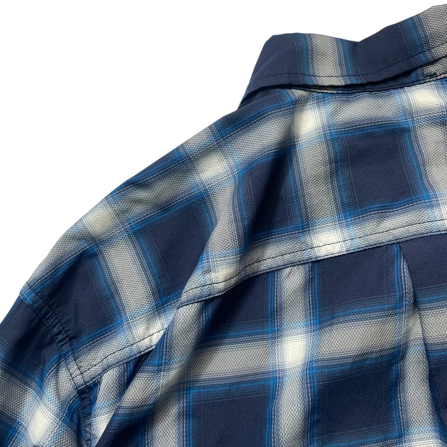 【USED】Eddie Bauer Box Cut Check BD Shirt