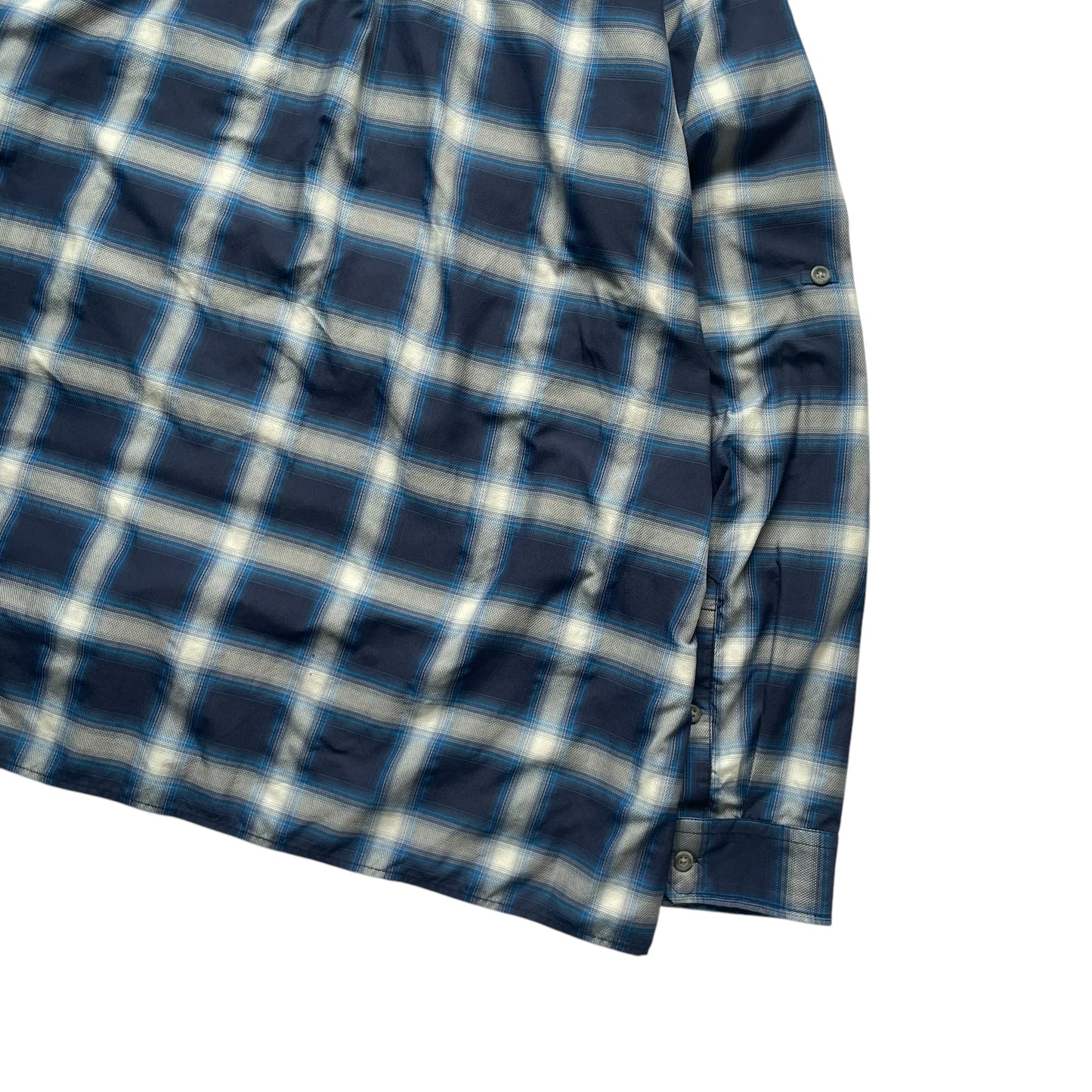 【USED】Eddie Bauer Box Cut Check BD Shirt