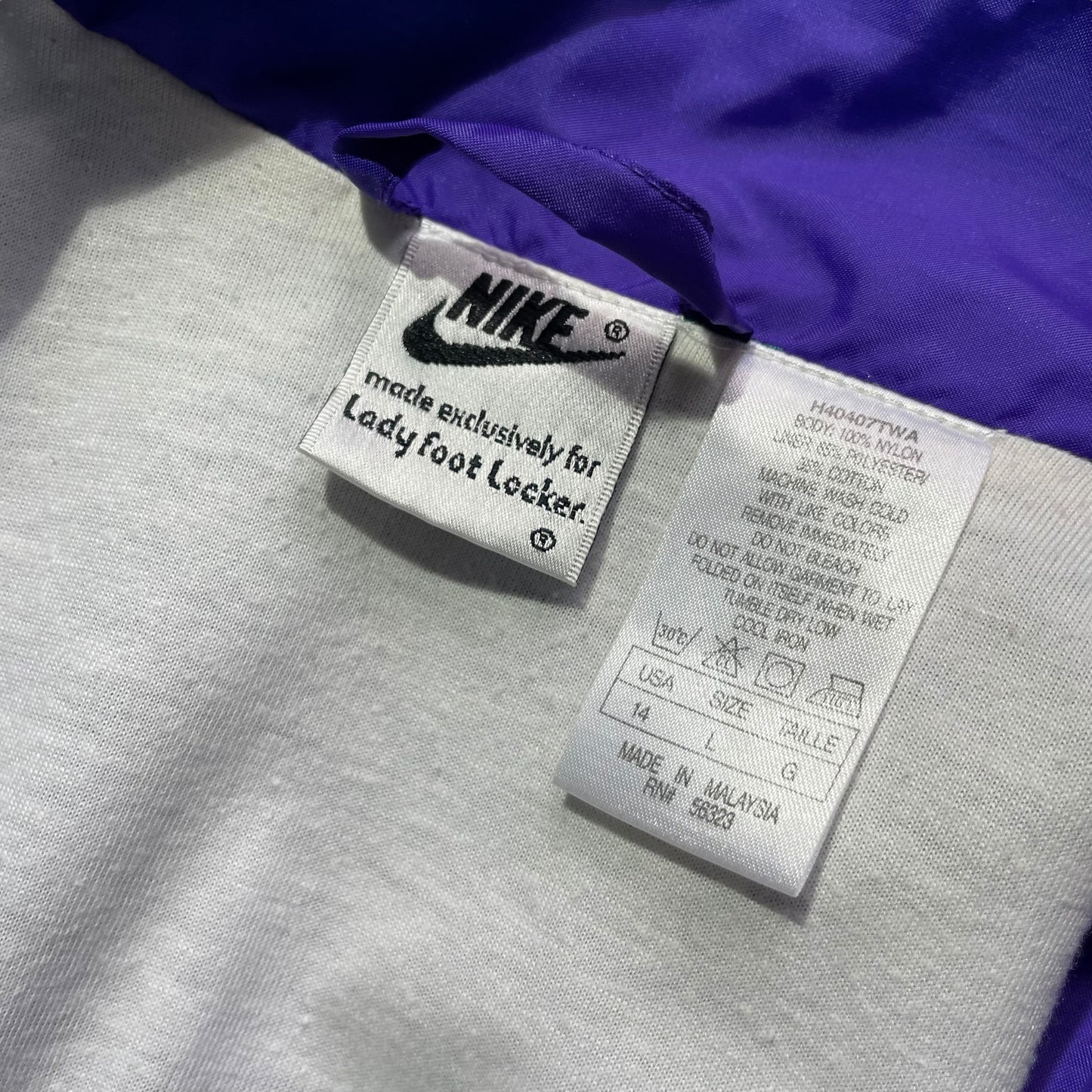 Nike Made Exclusively for Lady Foot Locker Nylon Track Jacket