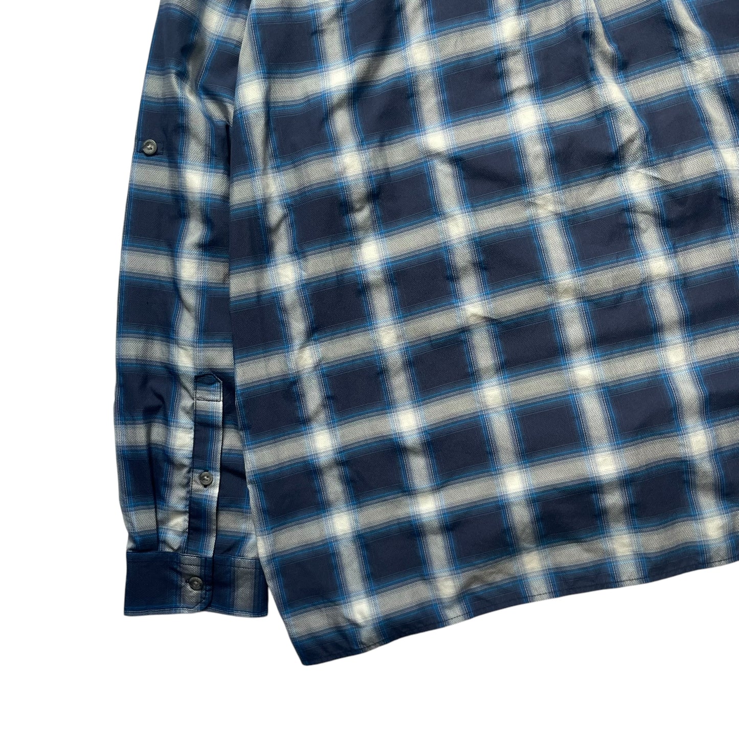 【USED】Eddie Bauer Box Cut Check BD Shirt
