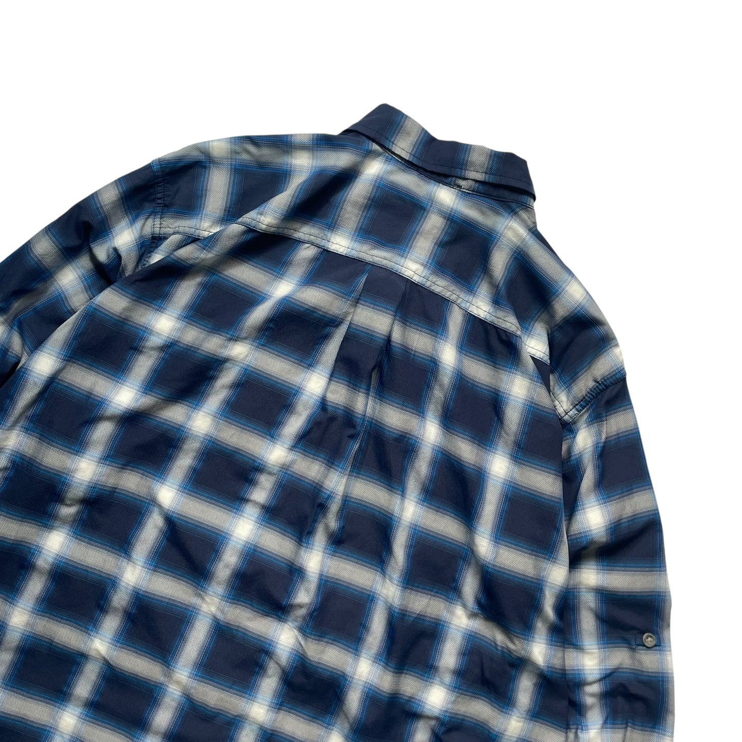 【USED】Eddie Bauer Box Cut Check BD Shirt