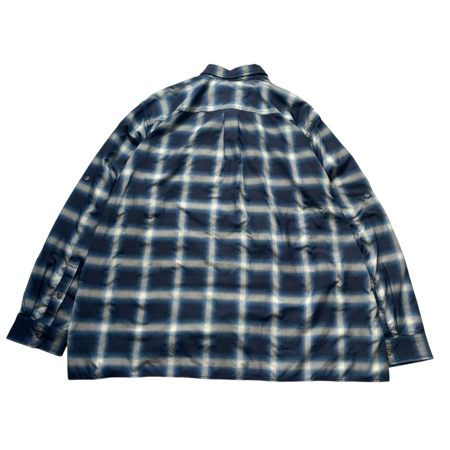 【USED】Eddie Bauer Box Cut Check BD Shirt