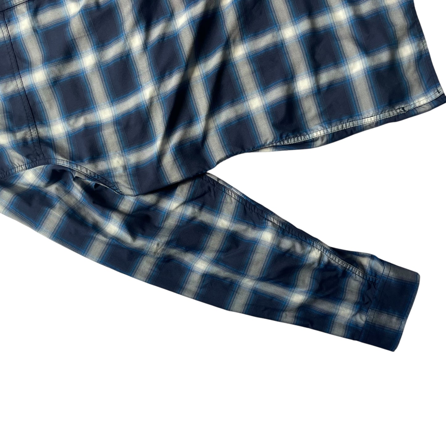 【USED】Eddie Bauer Box Cut Check BD Shirt