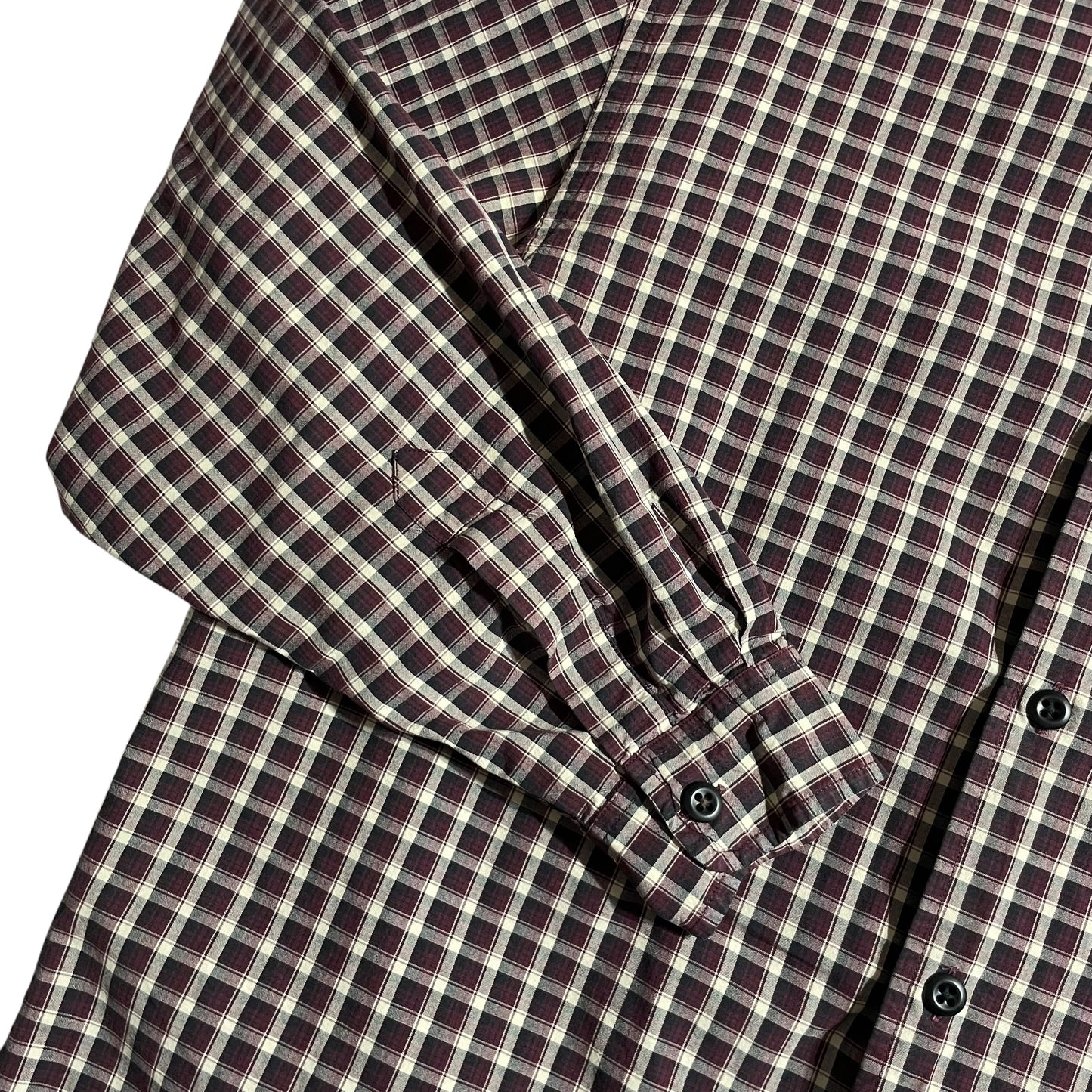 【USED】Nautica Jeans Check BD Shirt