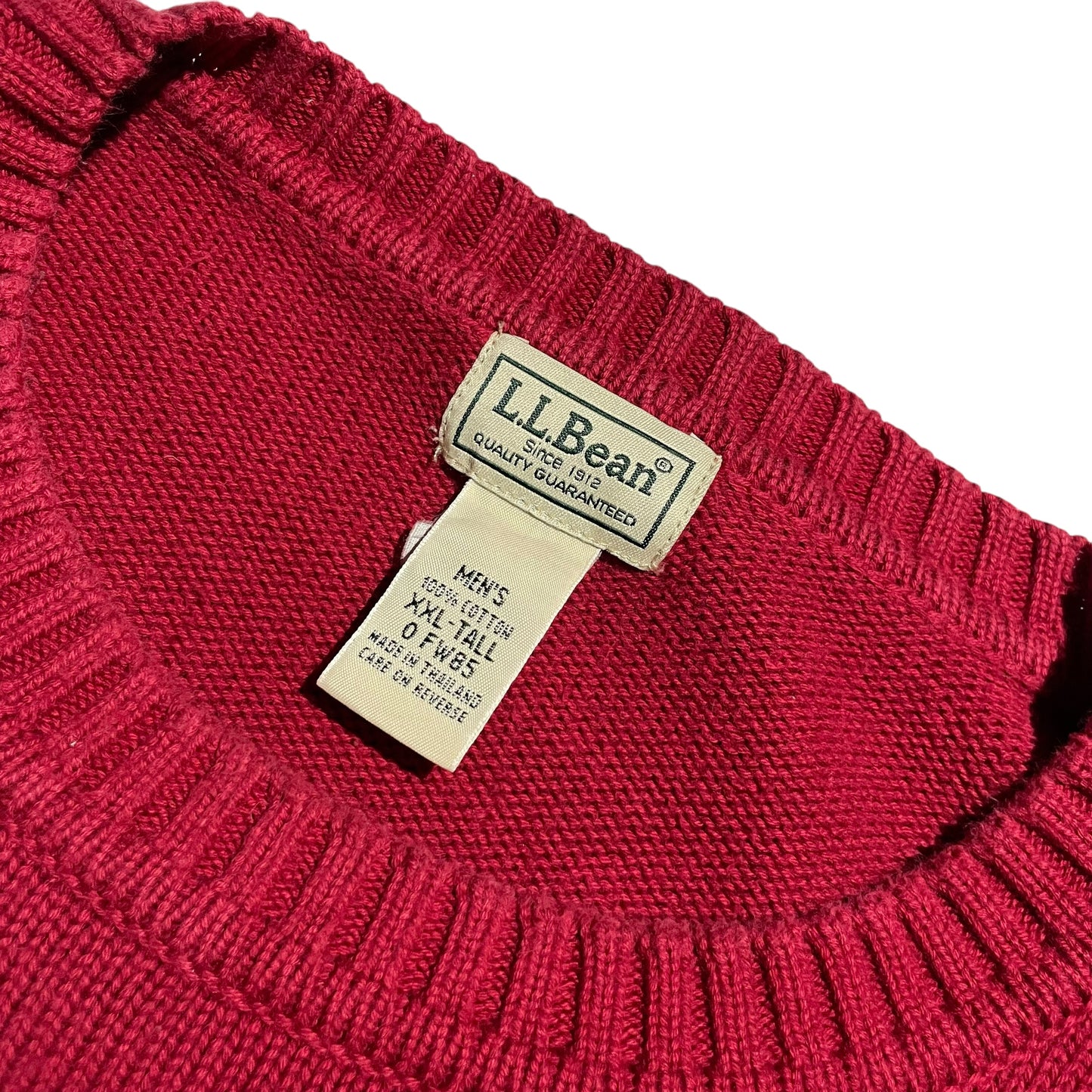 【Used】L.L. Bean Crew Neck Cotton Sweater