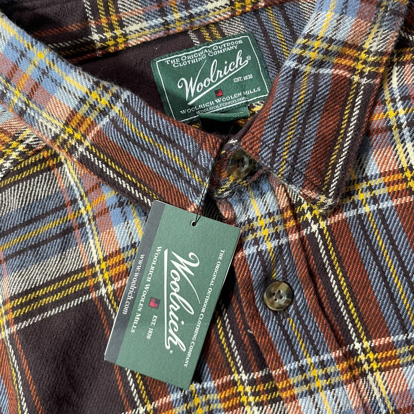 【Dead Stock】Woolrich Check Flannel Shirt
