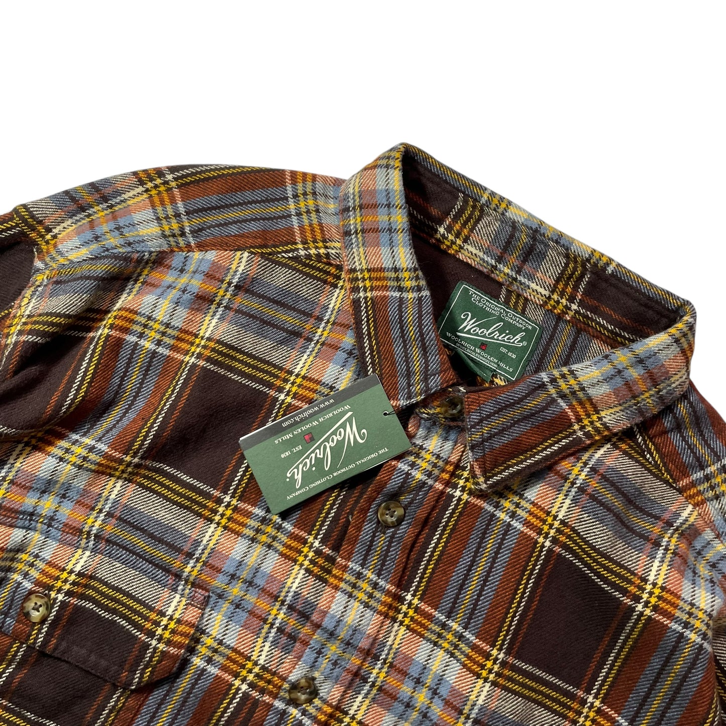 【Dead Stock】Woolrich Check Flannel Shirt