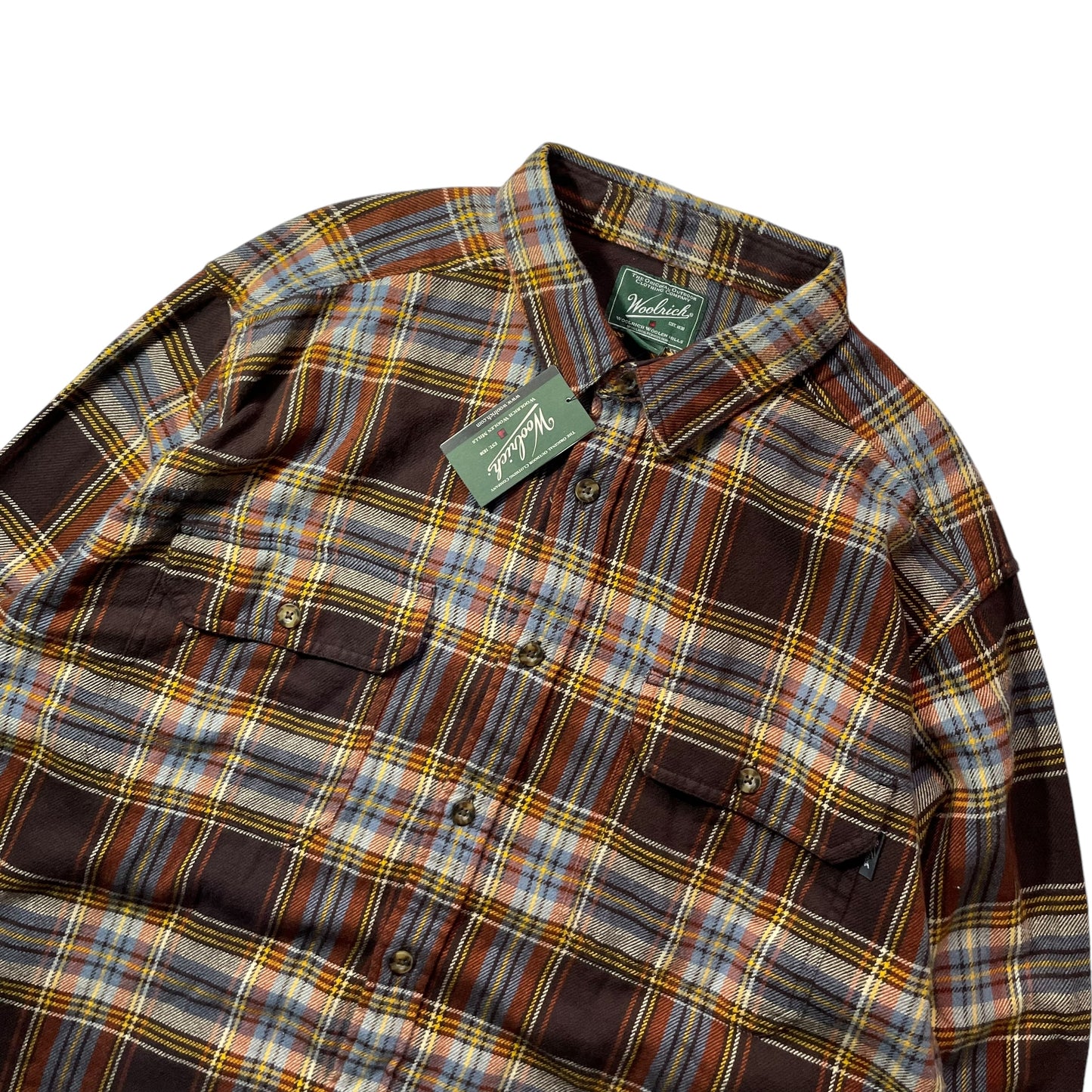 【Dead Stock】Woolrich Check Flannel Shirt
