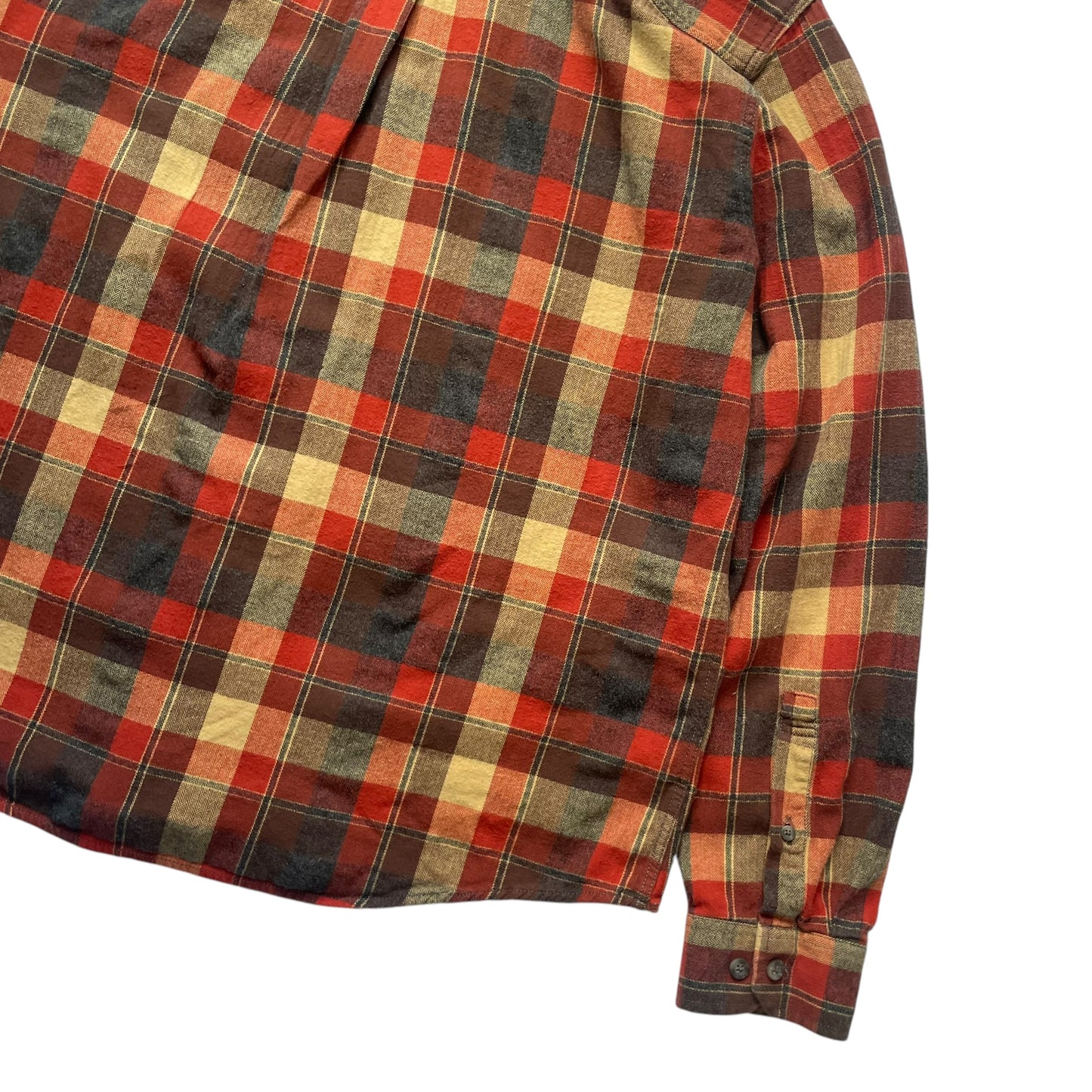 【USED】Eddie Bauer Check BD Shirt