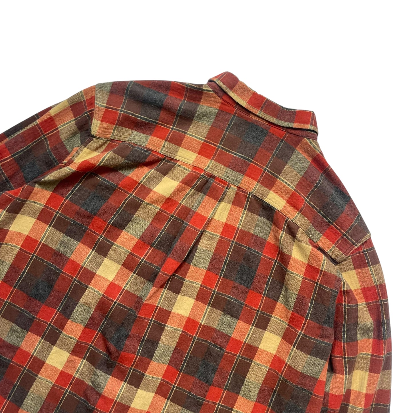 【USED】Eddie Bauer Check BD Shirt