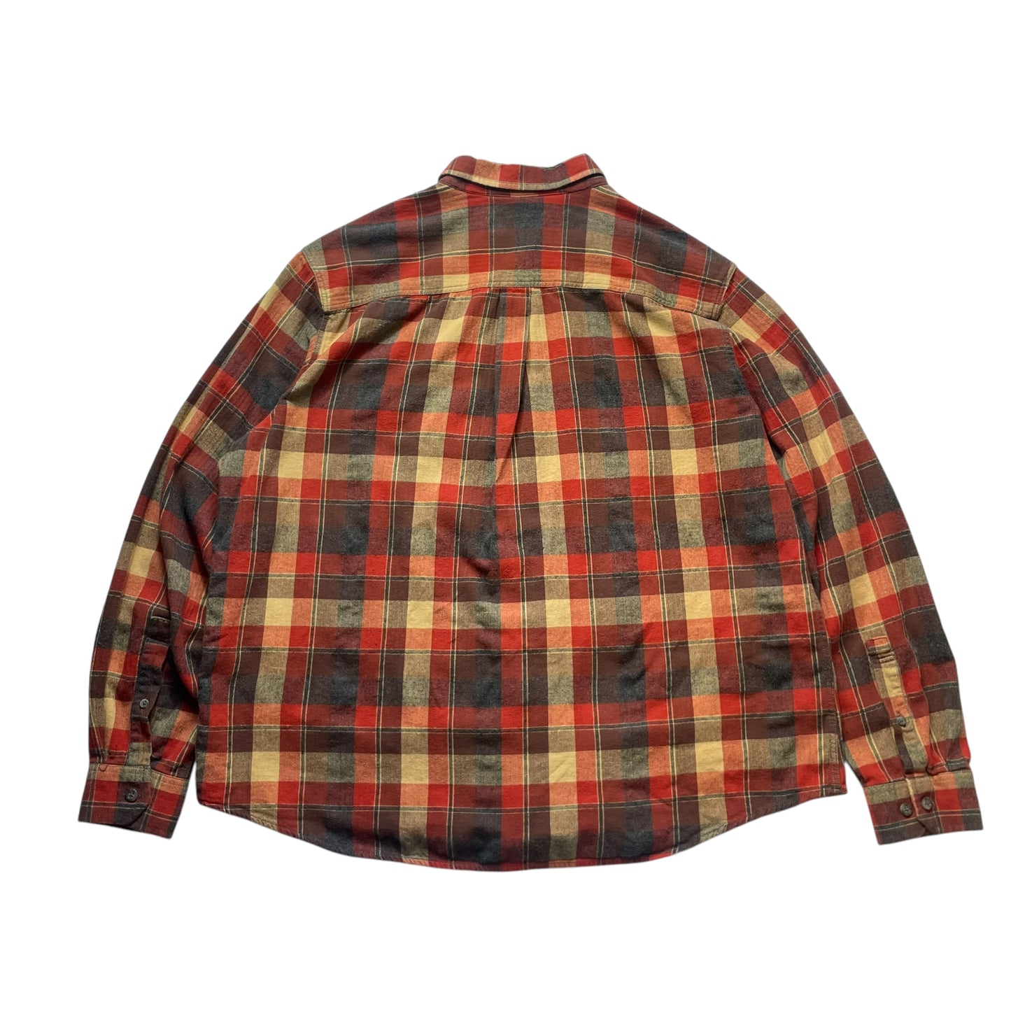 【USED】Eddie Bauer Check BD Shirt