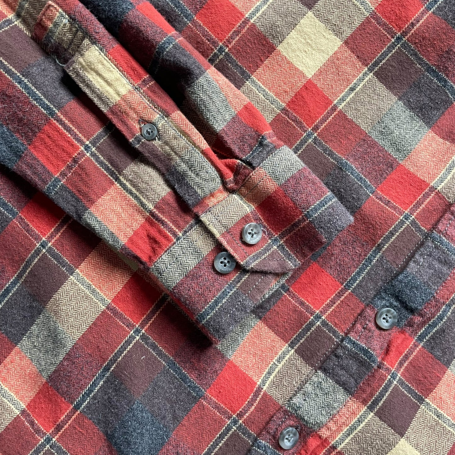 【USED】Eddie Bauer Check BD Shirt