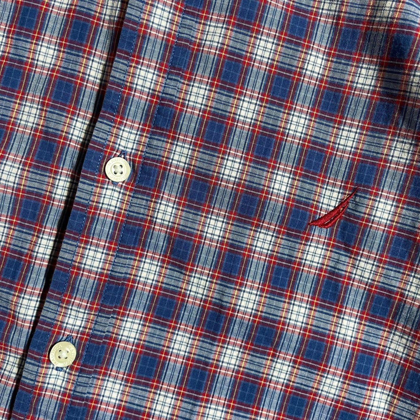 【USED】Nautica Check BD Shirt