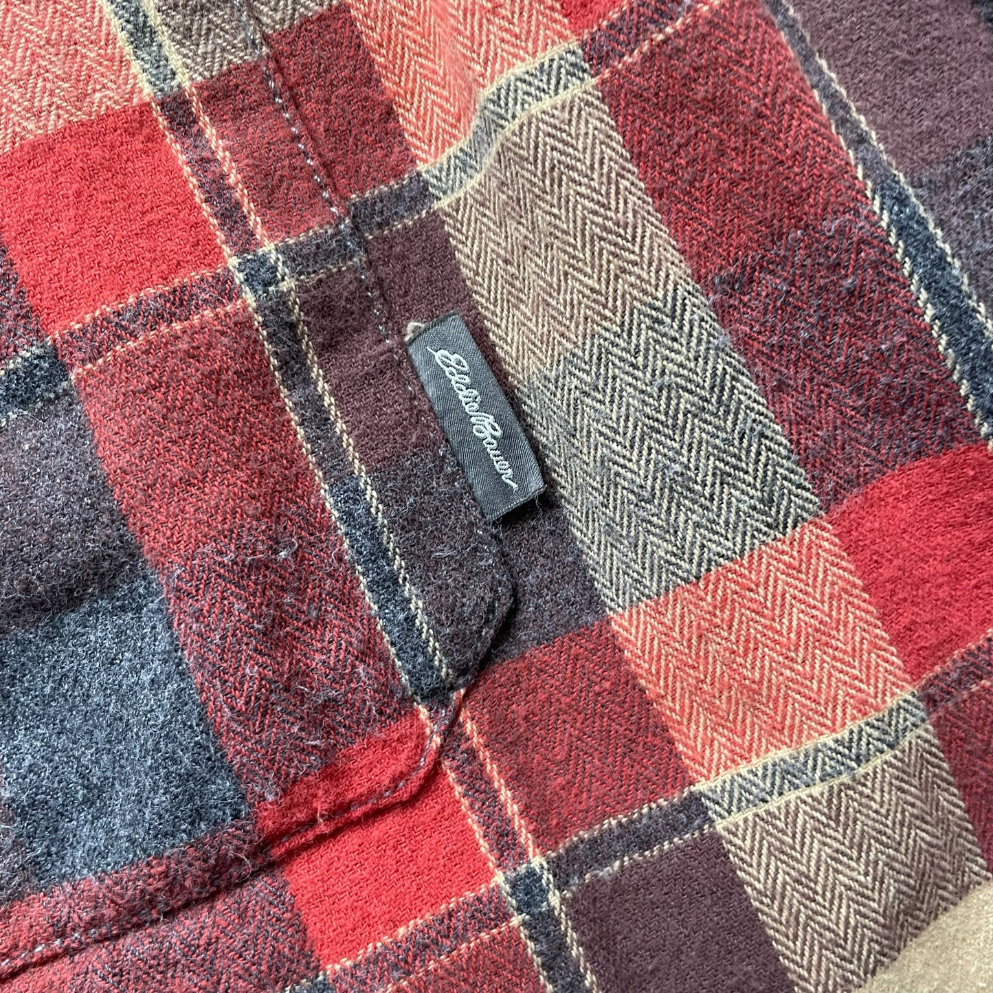 【USED】Eddie Bauer Check BD Shirt