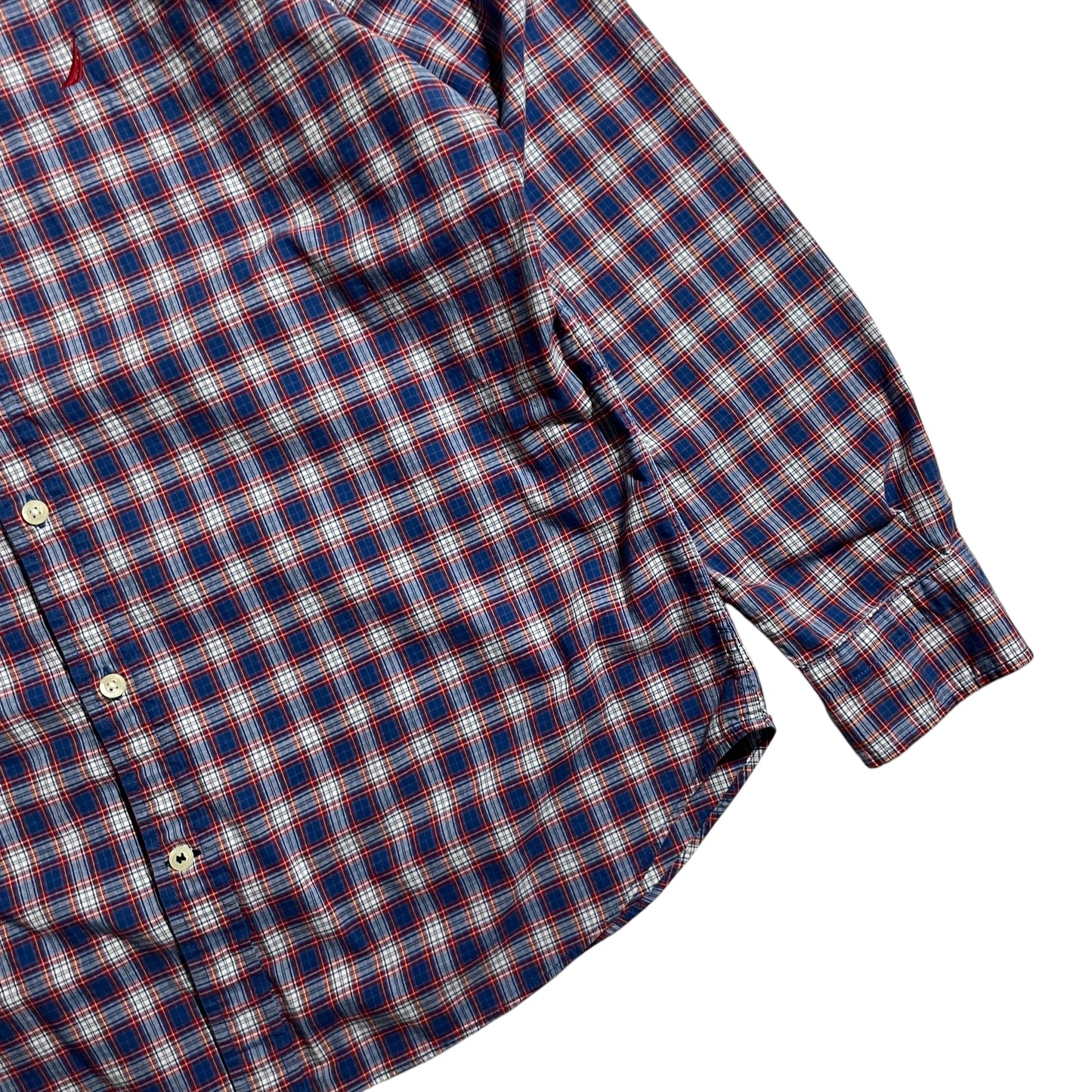 【USED】Nautica Check BD Shirt