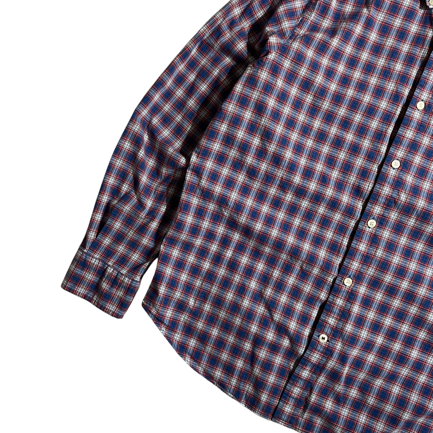【USED】Nautica Check BD Shirt