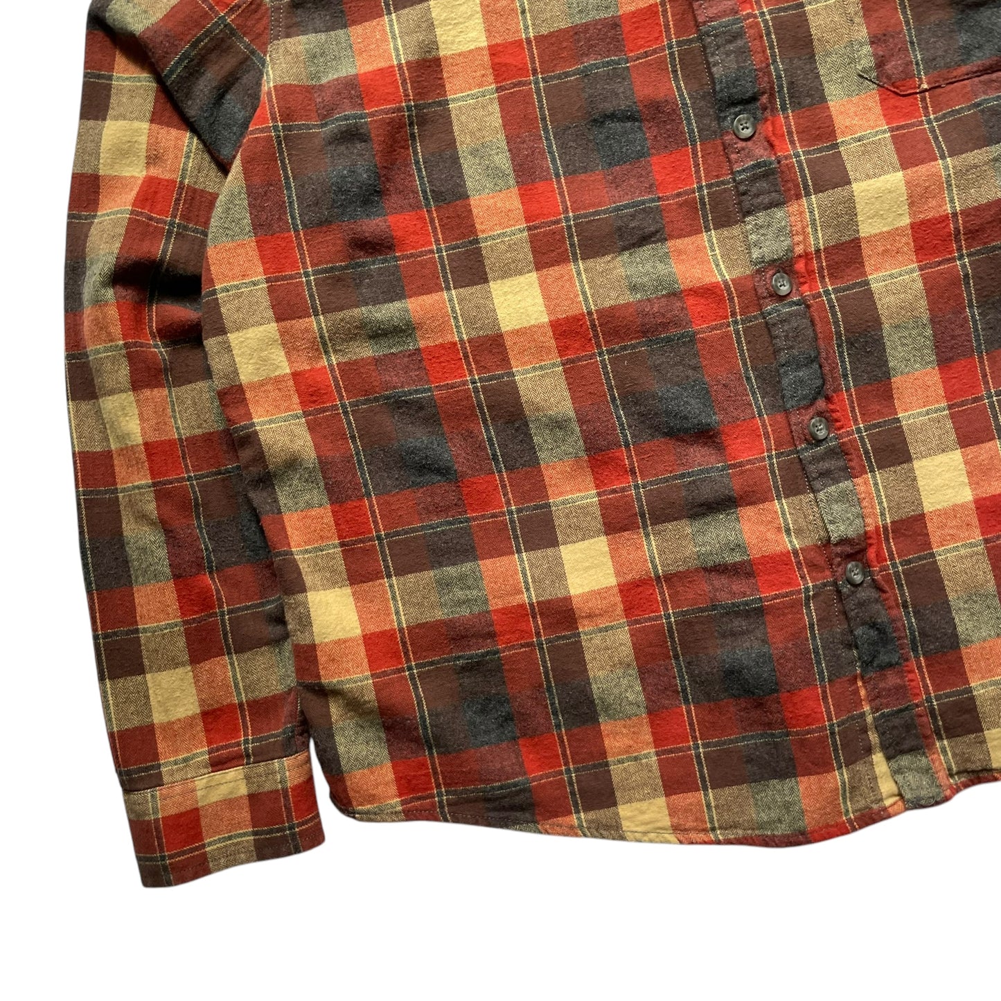 【USED】Eddie Bauer Check BD Shirt