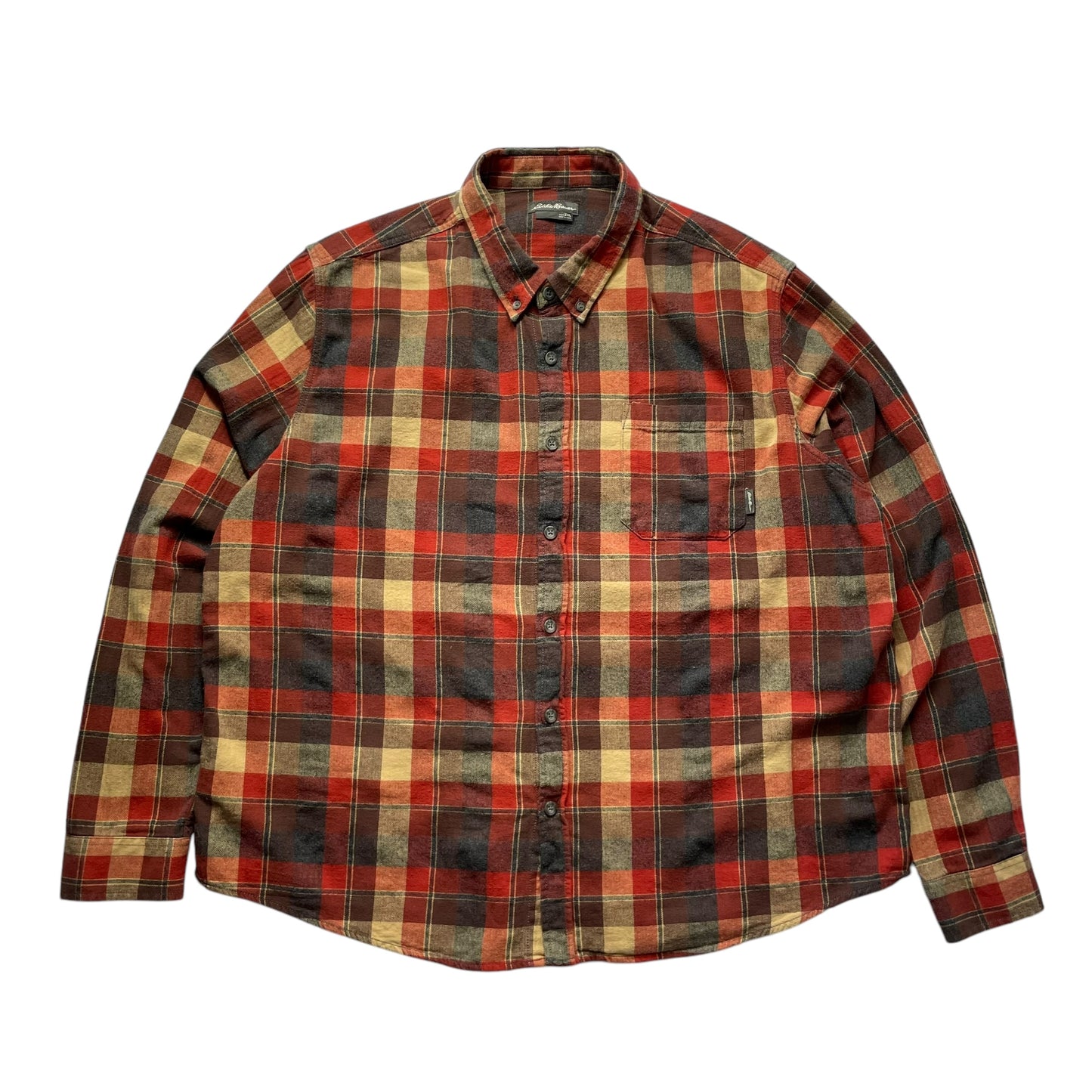 【USED】Eddie Bauer Check BD Shirt