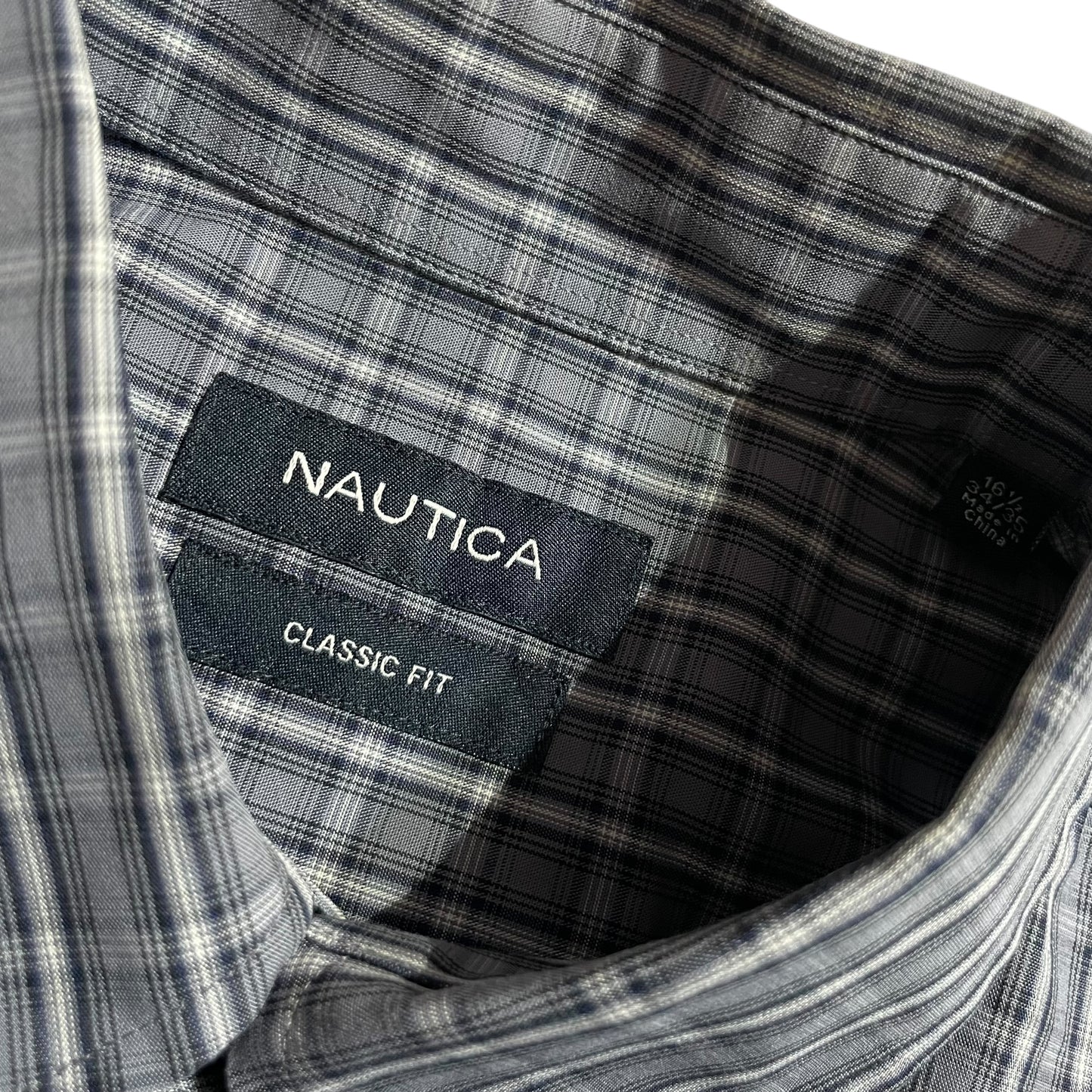 【USED】Nautica Check BD  Shirt