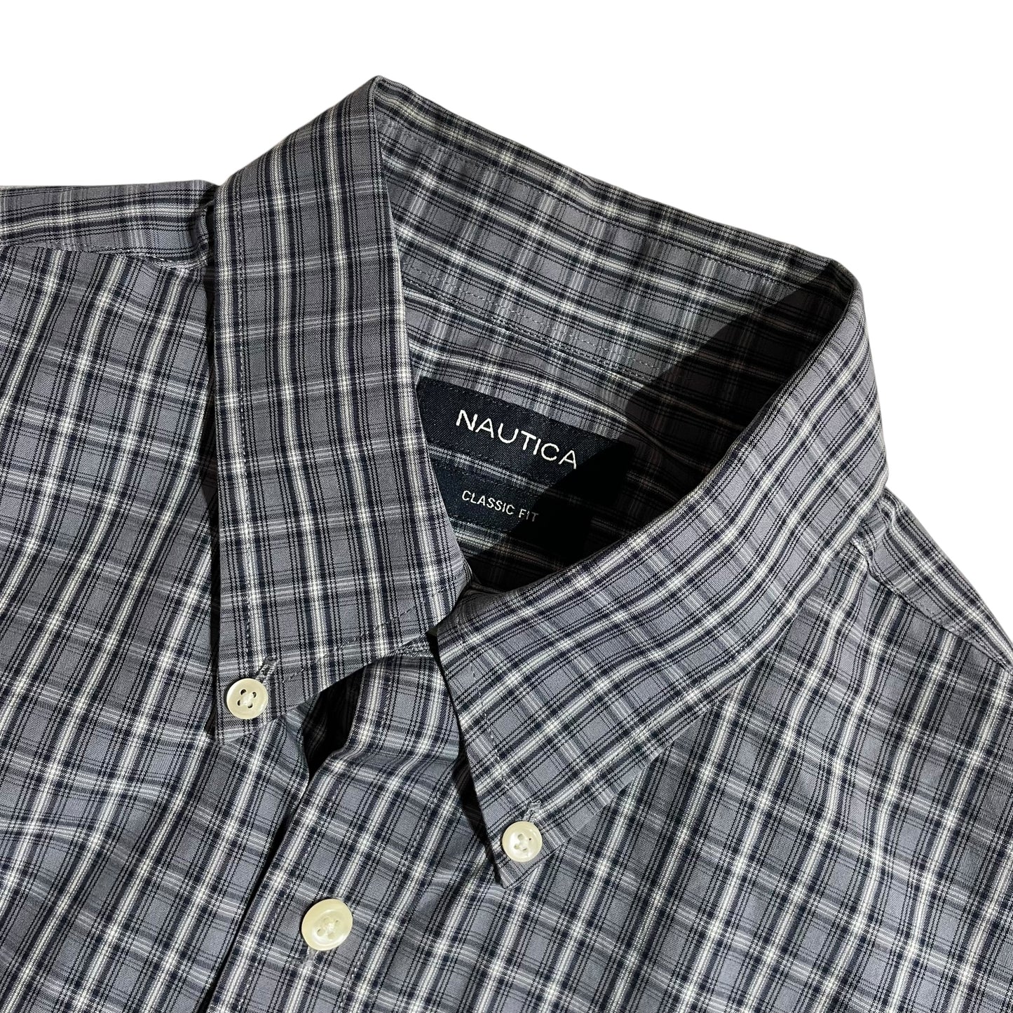 【USED】Nautica Check BD  Shirt