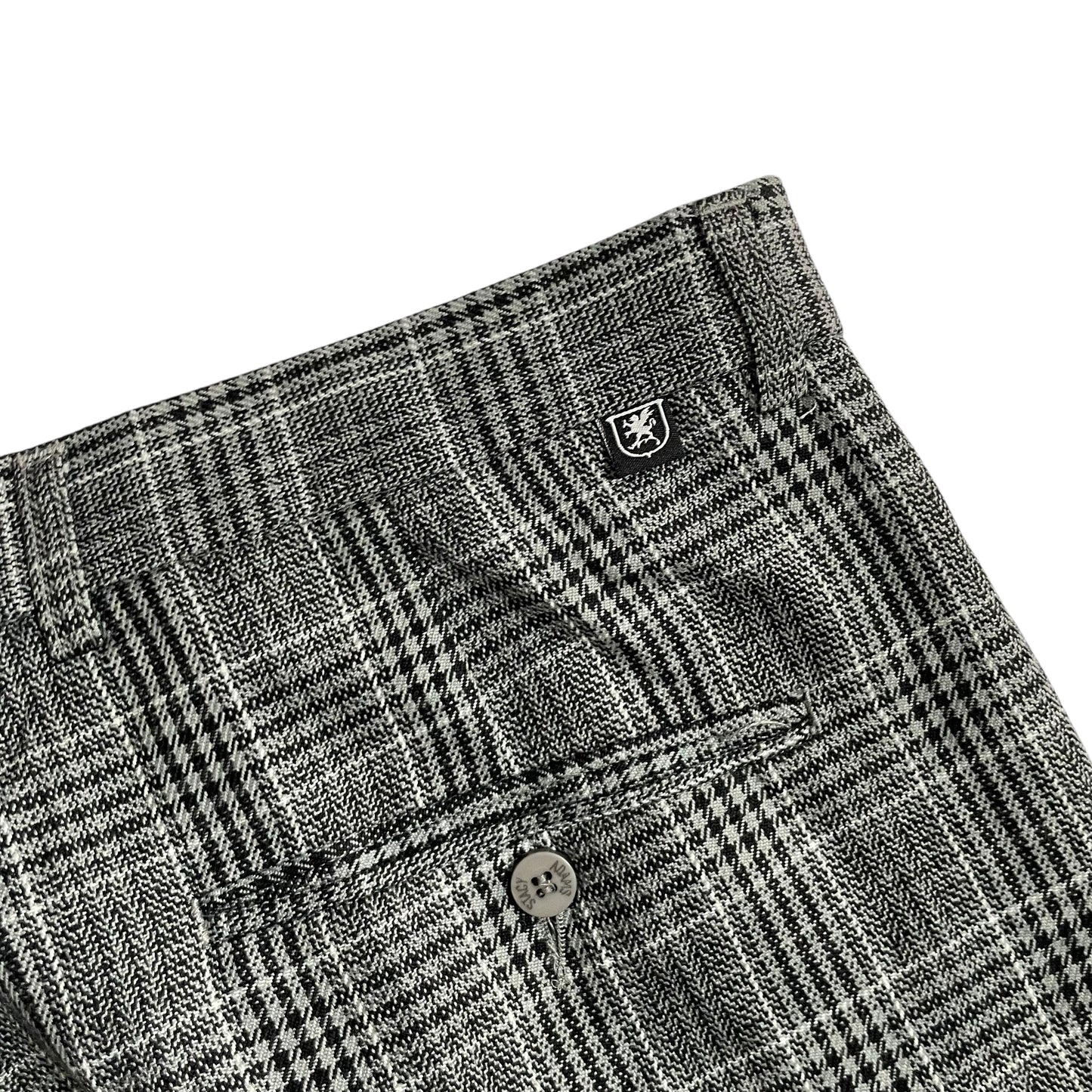 【USED】Stacy Adams Glen Check 1Tuck Rayon Pants