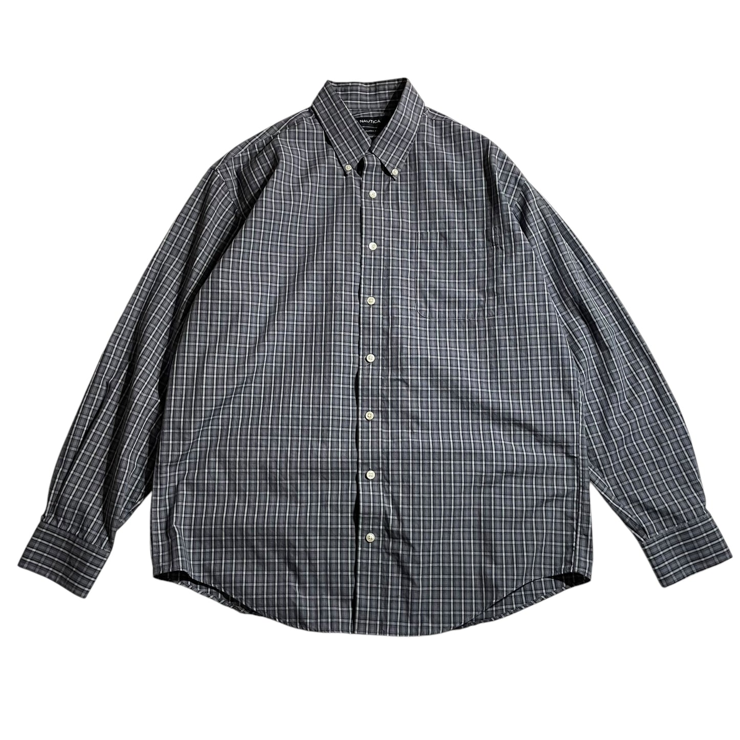 【USED】Nautica Check BD  Shirt