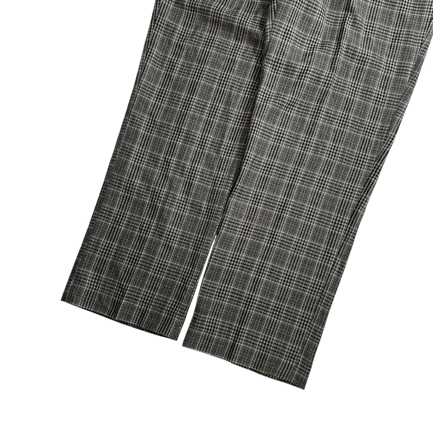 【USED】Stacy Adams Glen Check 1Tuck Rayon Pants