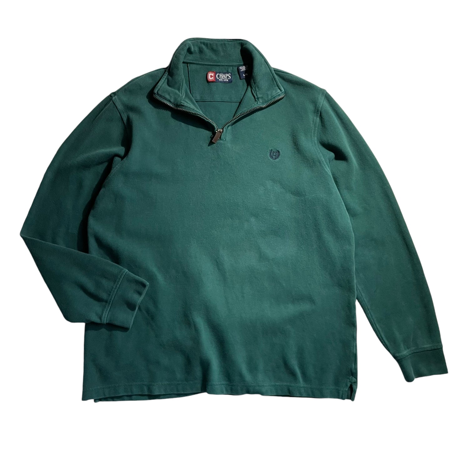 Chaps Half Zip Pull Over Sweat Shirt