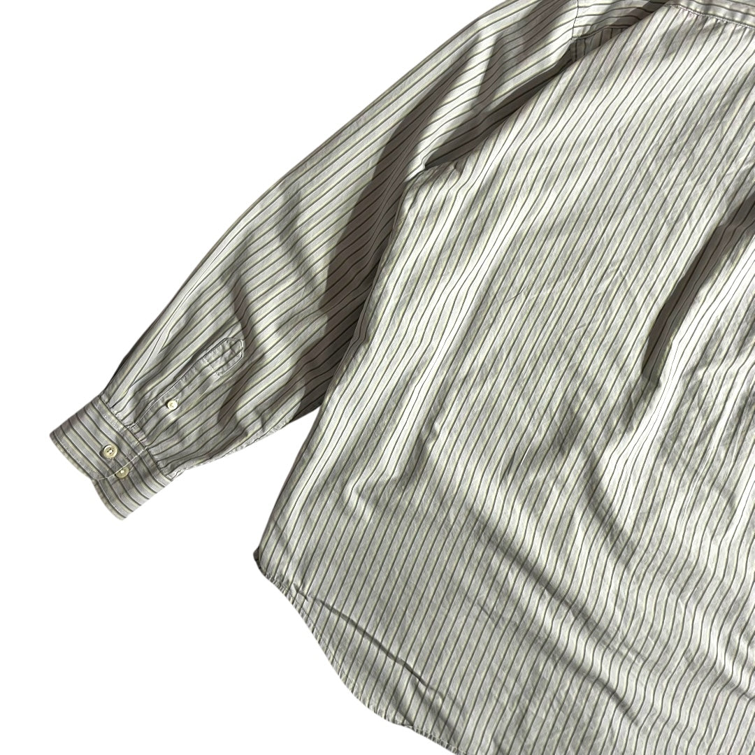 【USED】Eddie Bauer L/SL Stripe BD Shirt