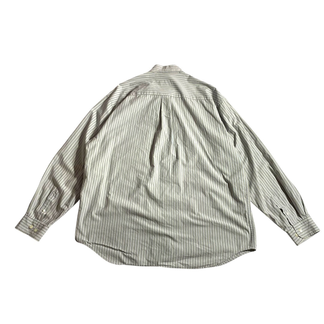 【USED】Eddie Bauer L/SL Stripe BD Shirt