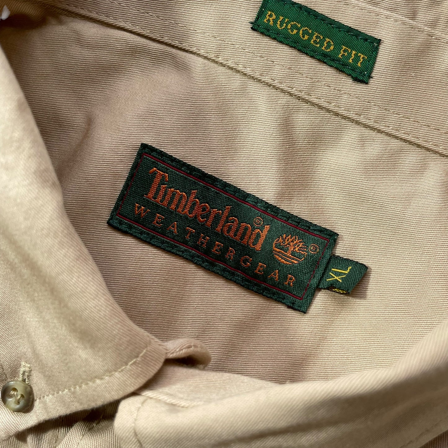 【USED】Timberland Cotton BD Shirt