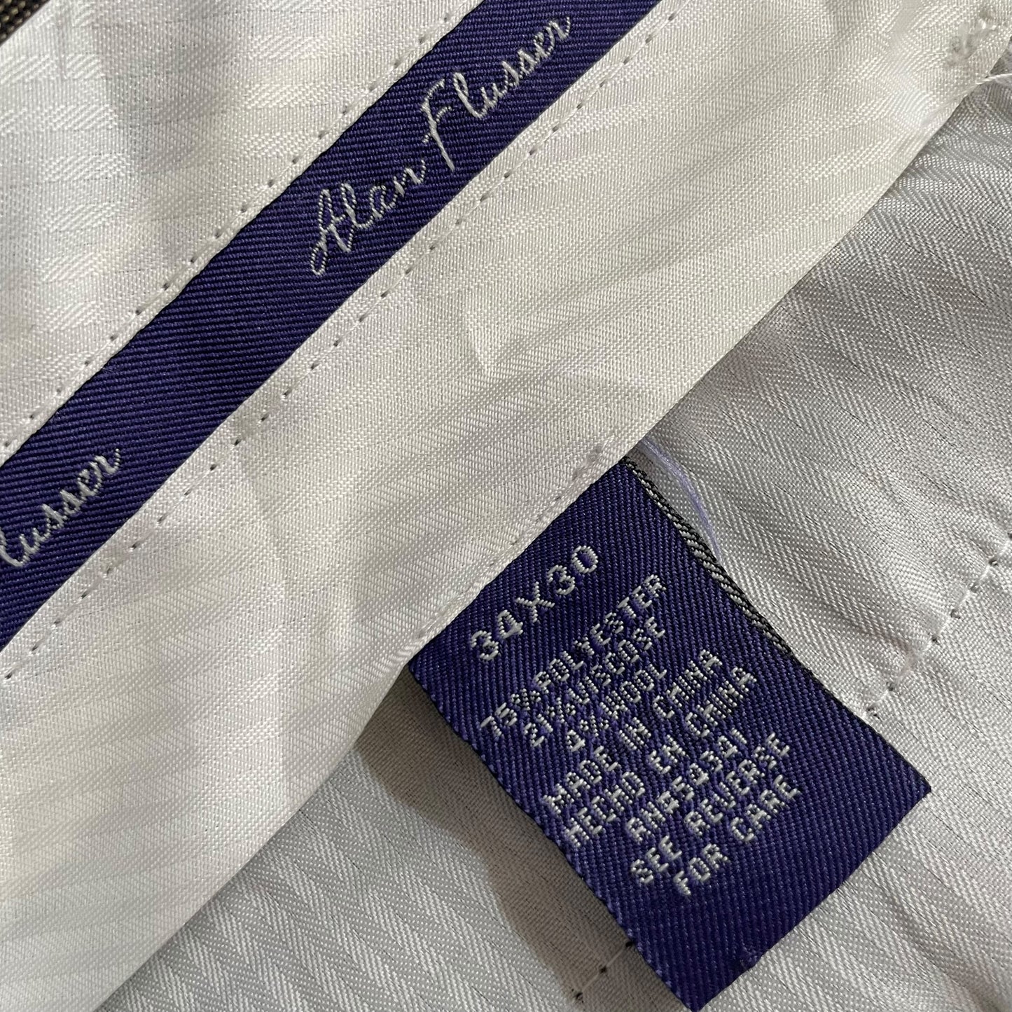 【USED】Alan Flusser Wool Slacks
