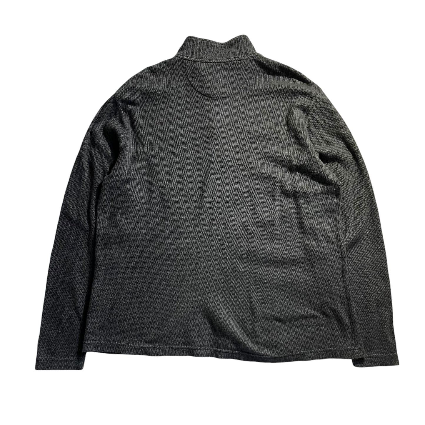 Chaps Half Zip Herringbone Pull Over