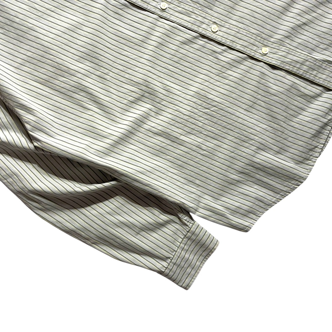 【USED】Eddie Bauer L/SL Stripe BD Shirt