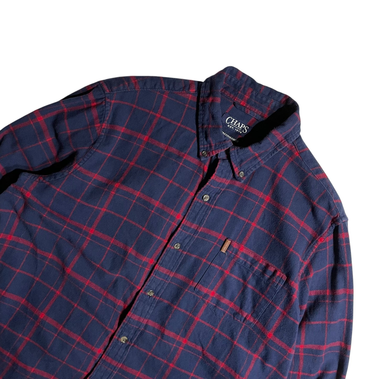 【USED】Chaps L/SL Check BD Shirt