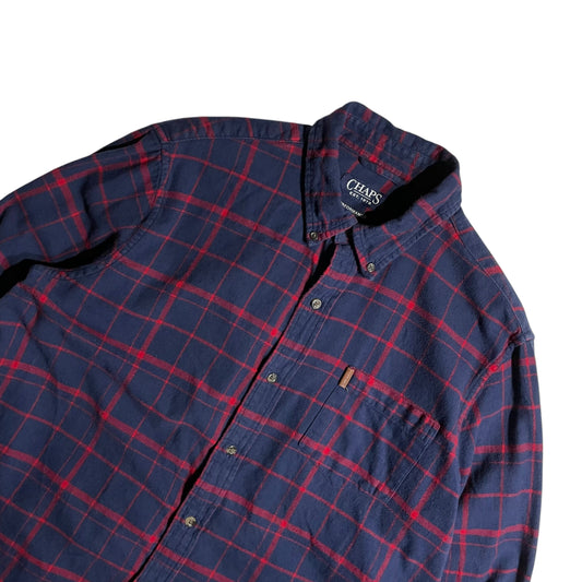【USED】Chaps L/SL Check BD Shirt