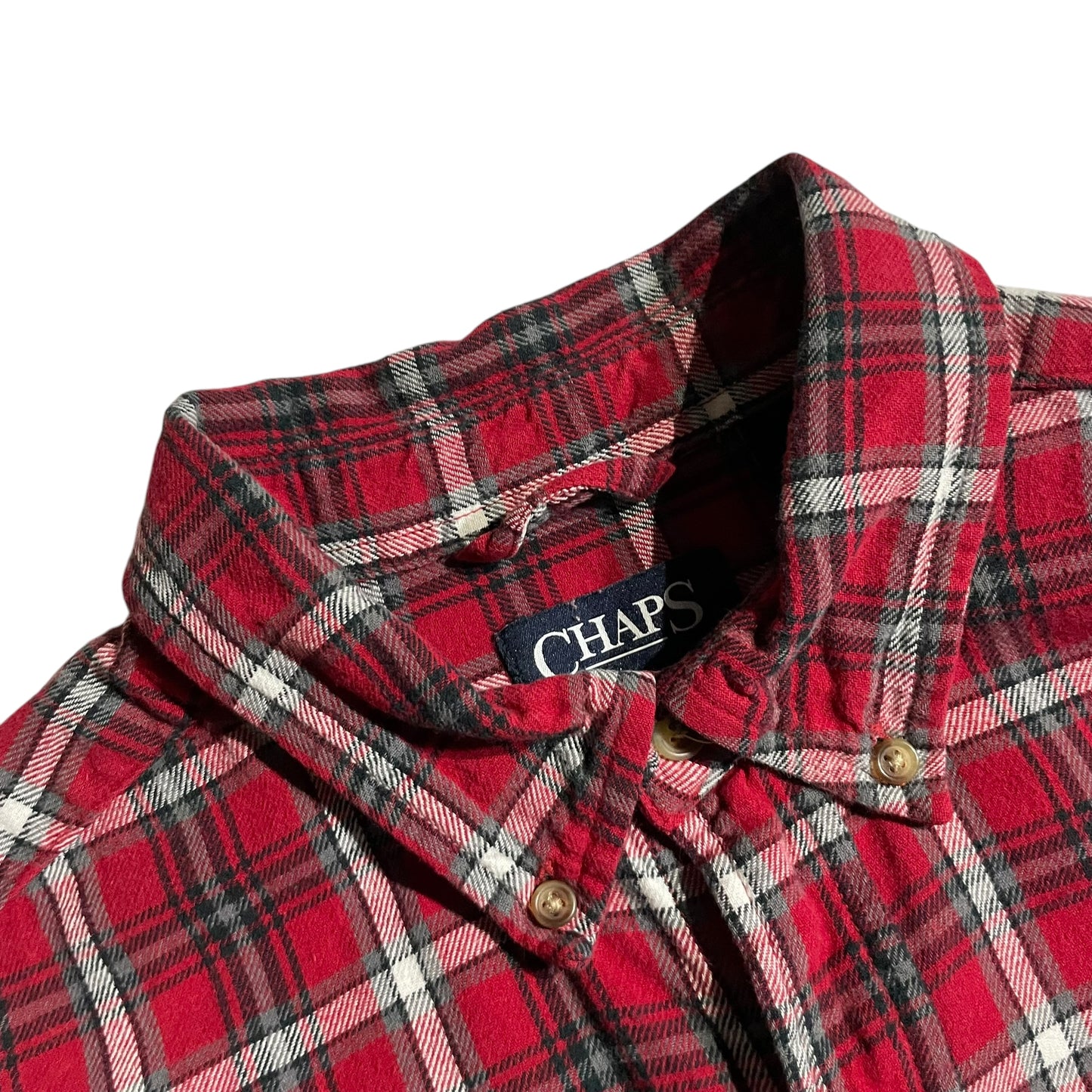 【USED】Chaps Check BD Shirt