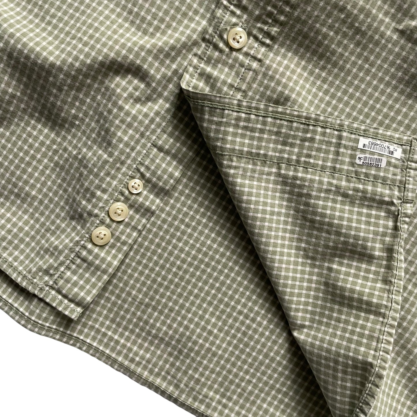 【USED】Eddie Bauer Check BD Shirt