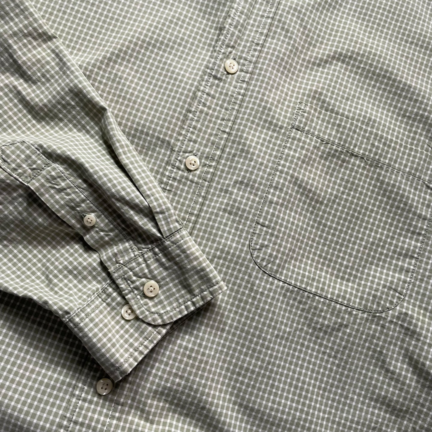 【USED】Eddie Bauer Check BD Shirt