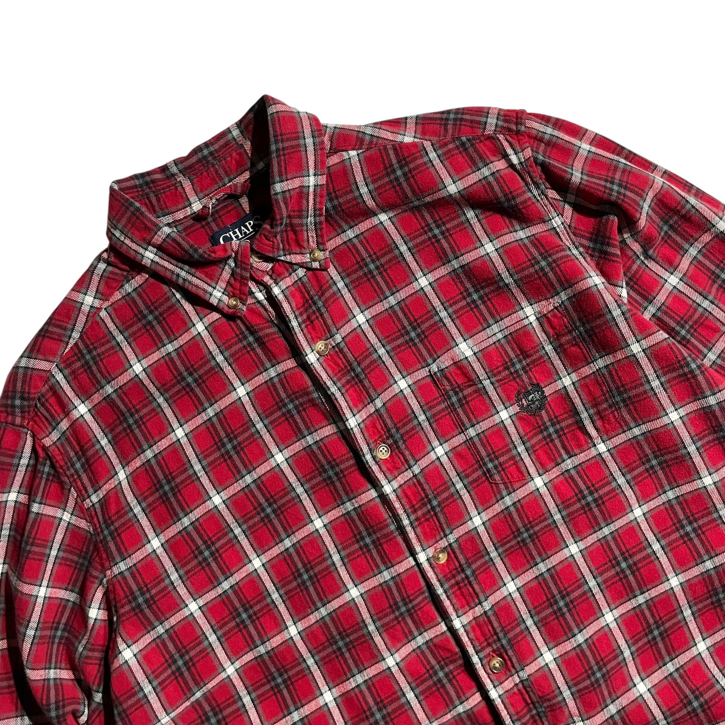 【USED】Chaps Check BD Shirt