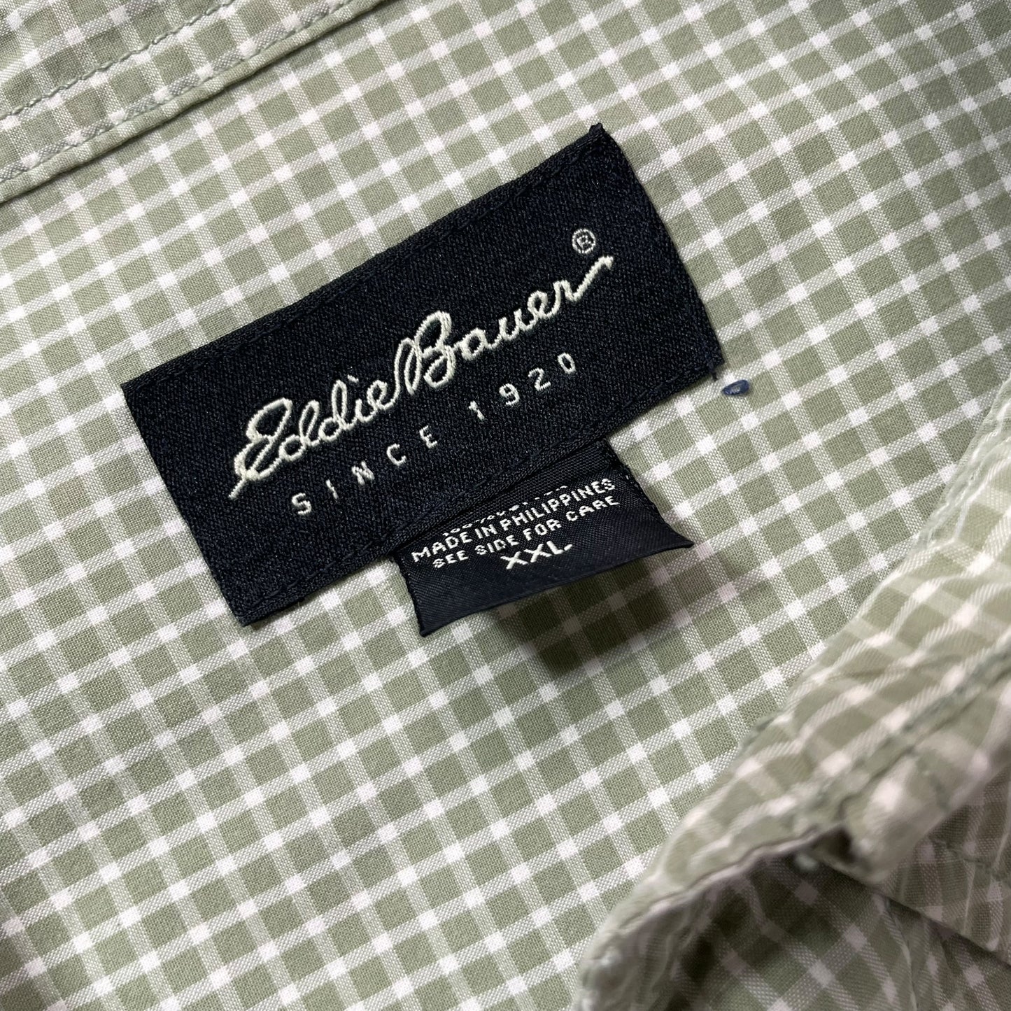 【USED】Eddie Bauer Check BD Shirt