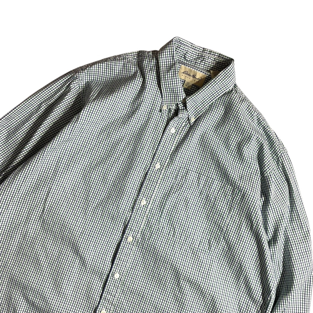 【USED】Eddie Bauer L/SL Check BD Shirt